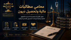 محامي مطالبات مالية وتحصيل ديون
