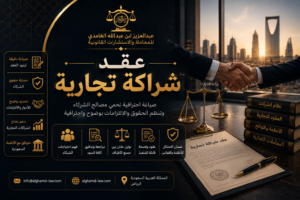 عقد شراكة تجارية