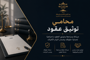 محامي توثيق عقود