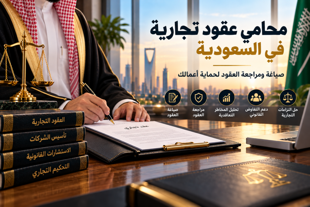 محامي عقود تجارية