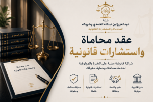 عقد محاماة واستشارات قانونية