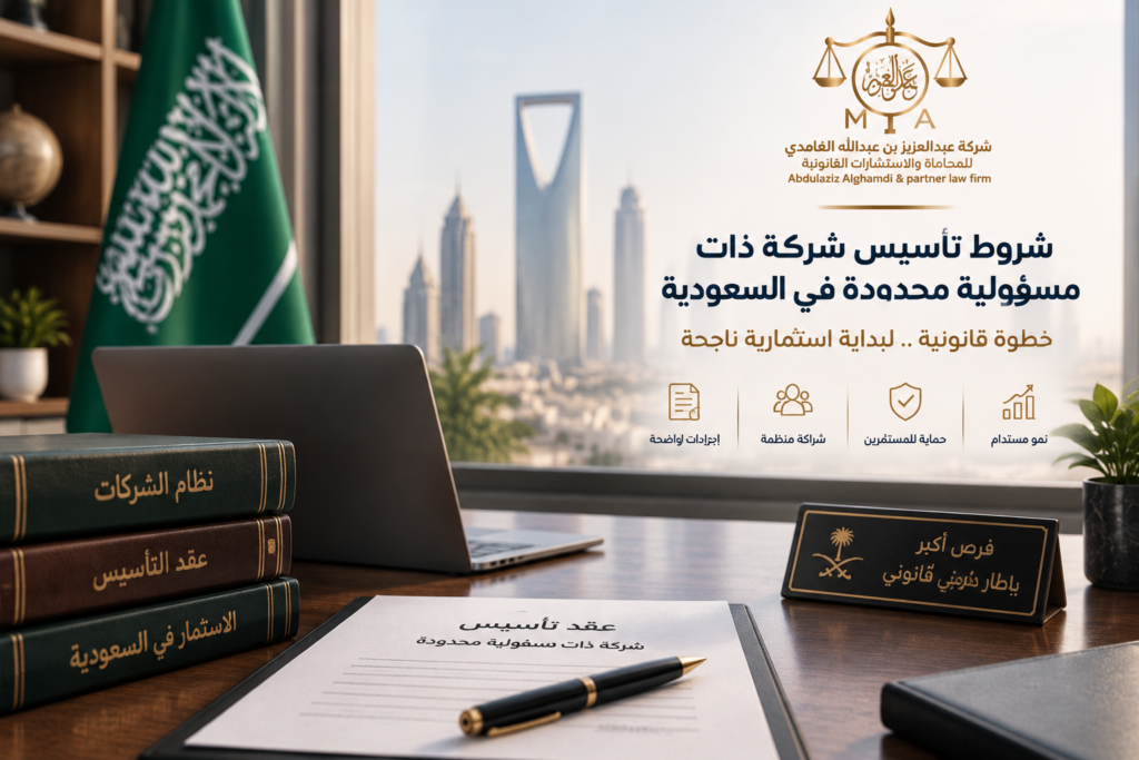 شروط تأسيس شركة ذات مسؤولية محدودة في السعودية