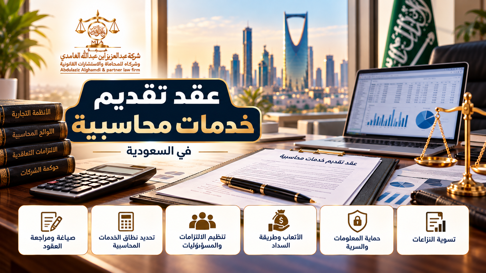 عقد تقديم خدمات محاسبية