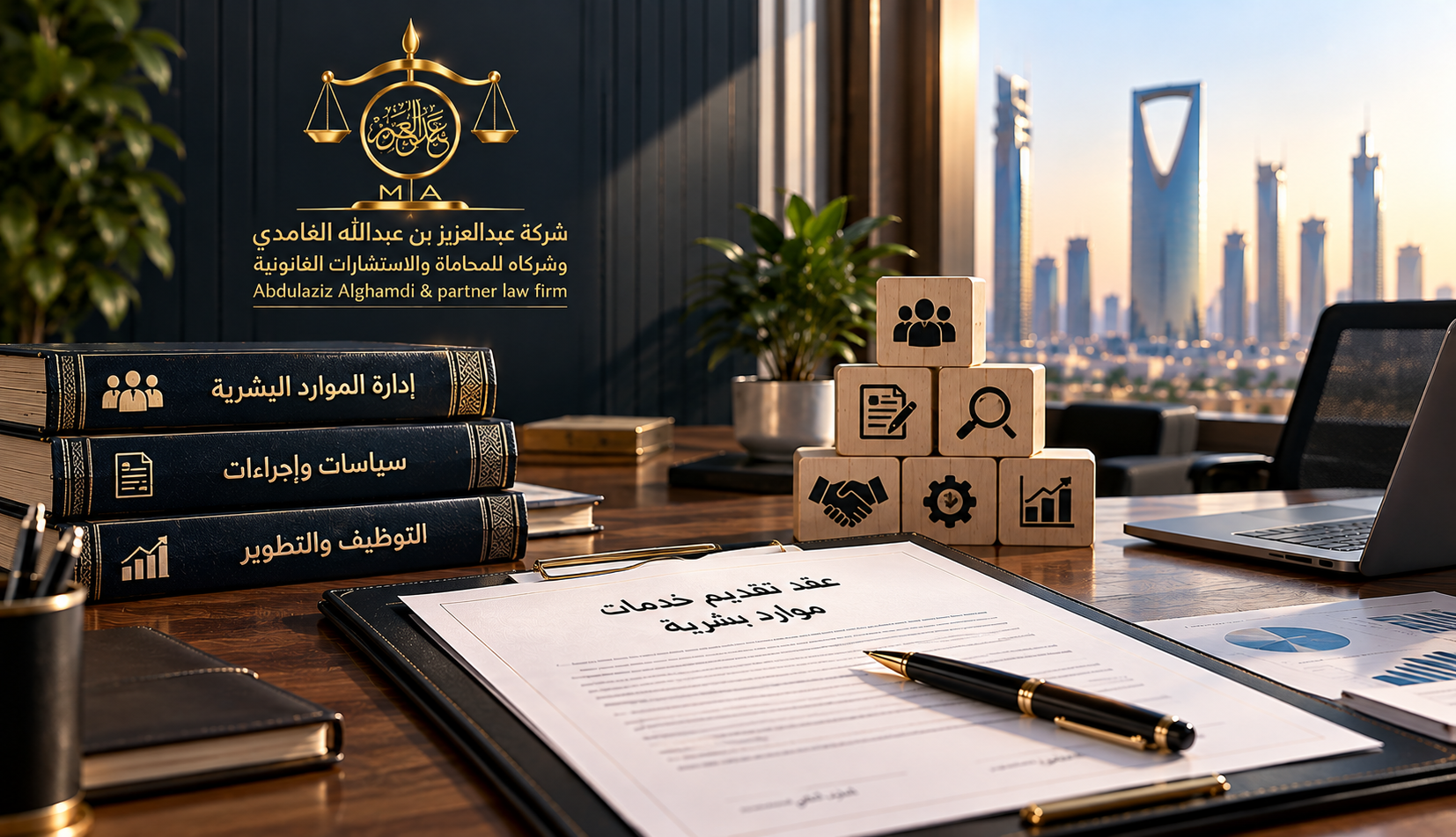 عقد تقديم خدمات موارد بشرية