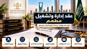 عقد إدارة وتشغيل مطعم