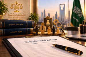 عقد تقديم خدمات موارد بشرية