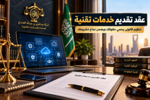 عقد تقديم خدمات تقنية
